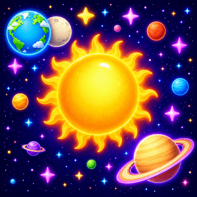 Touch & Sparkle Planets app icon